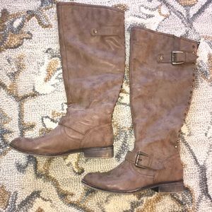 Steve Madden tan/cognac boots